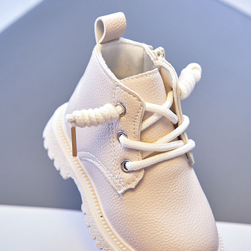 Vaikams pavasario rudeniniai trumpi batai berniukams Madingi britiški batai mergaičių madingi šilti trumpi batai kūdikiams kokybiški odiniai batai