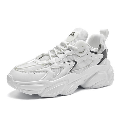 2023, de primăvară, cu șireturi, cu talpă groasă, pantofi casual pentru bărbați, la modă, în aer liber, anti-alunecare, pantofi solizi, confortabili, pentru bărbați