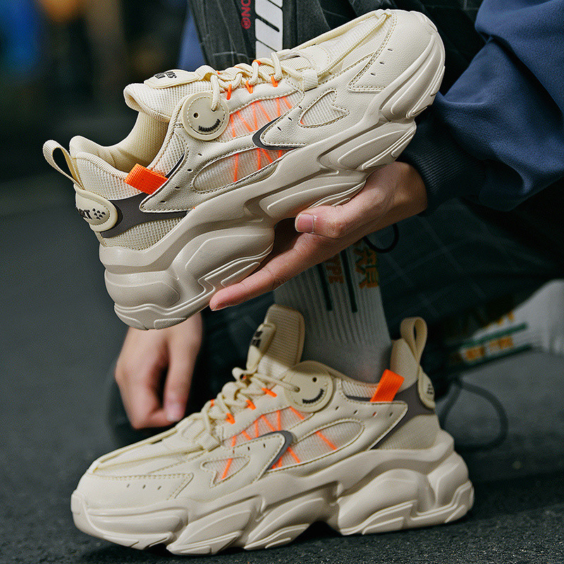 2023, de primăvară, cu șireturi, cu talpă groasă, pantofi casual pentru bărbați, la modă, în aer liber, anti-alunecare, pantofi solizi, confortabili, pentru bărbați