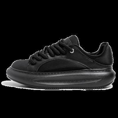 Toe rotund Grosime dantelă Pantofi casual pentru bărbați, la modă în aer liber, anti-alunecare, confortabil, fund moale, pantofi pentru bărbați.