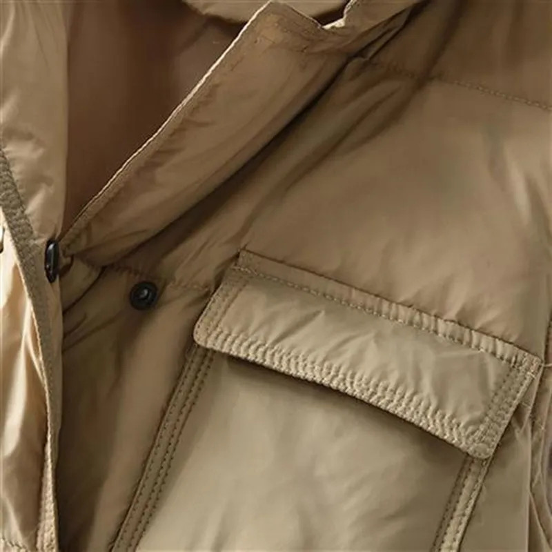 2023 Noua vestă ultra ușoară în puf pentru femei, jachetă scurtă, rezistentă la vânt, ușoară, caldă, fără mâneci, pentru femei, puf de rață albă Ou