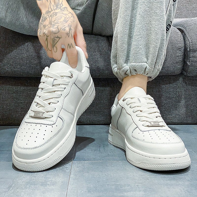 Pantofi pentru bărbați 2023 la modă plat cu șireturi ocazional modă în aer liber anti-alunecare Confortabil fund moale Tendință asortată pantofi bărbați