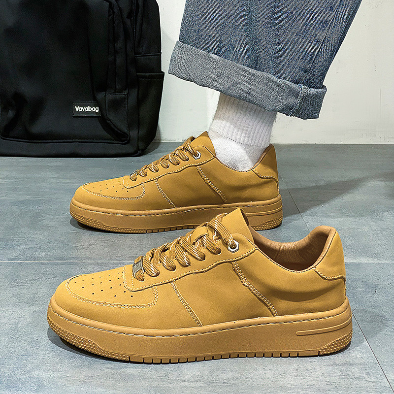 Pantofi pentru bărbați 2023 la modă plat cu șireturi ocazional modă în aer liber anti-alunecare Confortabil fund moale Tendință asortată pantofi bărbați