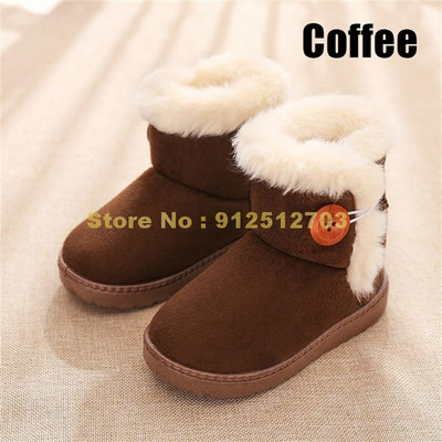(dydis 21-35 6 spalvos Žieminiai Vaikai Stori Šilti Batai Medvilnė Paminkštinta Zomša Sagtis Mergaitėms Berniukams Sniego batai Vaikiški Batai