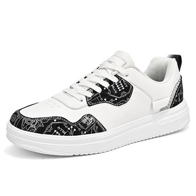 Pánske tenisky 2023 Jarné, okrúhle, šnurovacie, ploché, ležérne, protišmykové, priedušné, pohodlné, s mäkkou podrážkou, všestranné pánske topánky