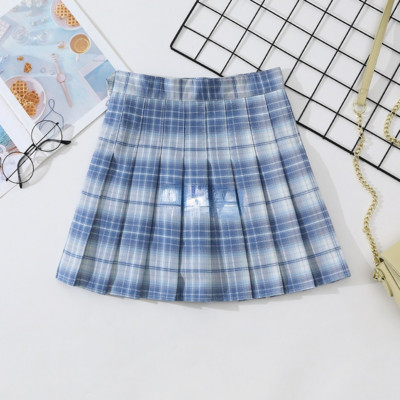 Rudeninis klostuotas sijonas moteriškas rudens ir žiemos trumpas sijonas aukštu juosmeniu A linijos ploni sijonai Visiems tinka Pure Desire Wind trumpas sijonas