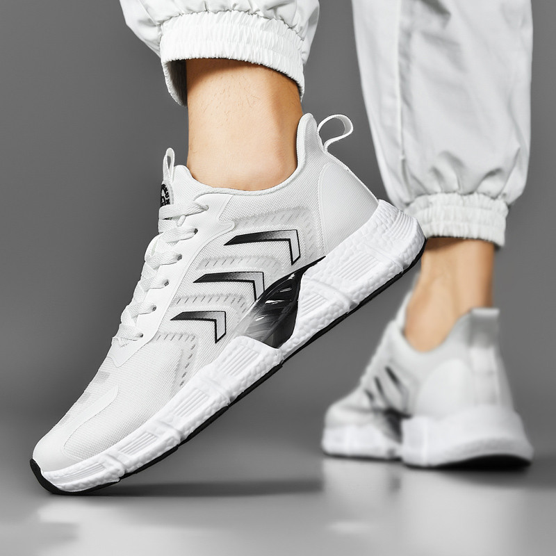 Pantofi vulcanizați pentru bărbați, primăvară 2023, plasă de dantelă plată, ocazional, modă, anti-alunecare, comozi, fund moale, pantofi solidi, respirabili, bărbați