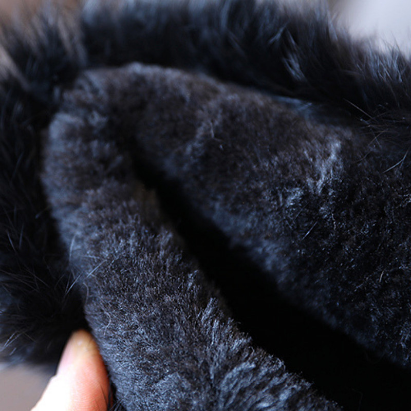 Vaikiški batai mergaitėms Vaikiški madingi batai „Tide“ Nauji korėjietiški žieminiai batai su platforma Šilti odiniai kieti juodi batai mergaitėms