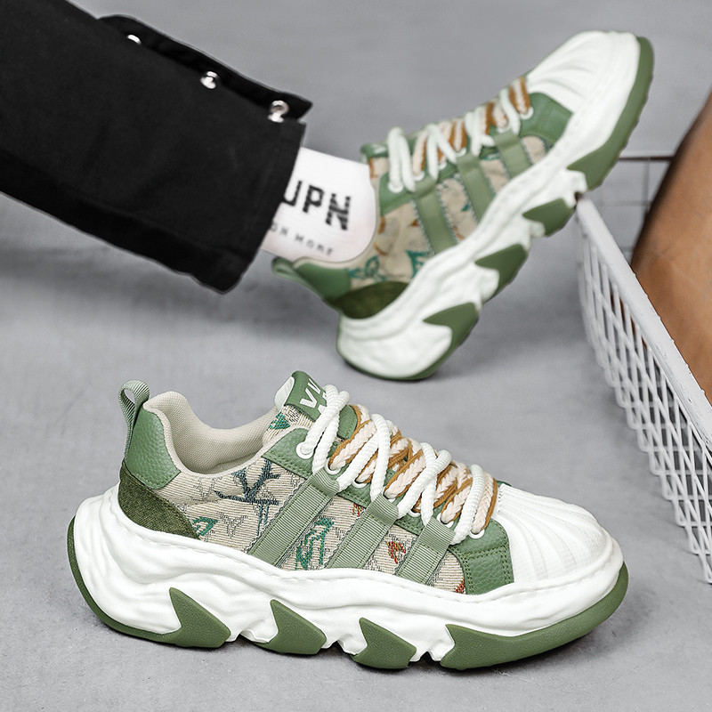 Proljetne ležerne muške platnene cipele s okruglim prstima na vezanje Modne neklizajuće udobne jednobojne cipele u trendu za muškarce