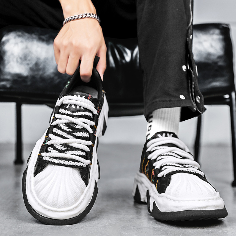 Proljetne ležerne muške platnene cipele s okruglim prstima na vezanje Modne neklizajuće udobne jednobojne cipele u trendu za muškarce