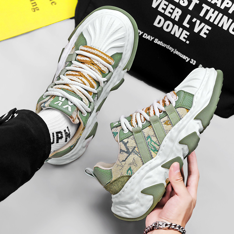 Proljetne ležerne muške platnene cipele s okruglim prstima na vezanje Modne neklizajuće udobne jednobojne cipele u trendu za muškarce