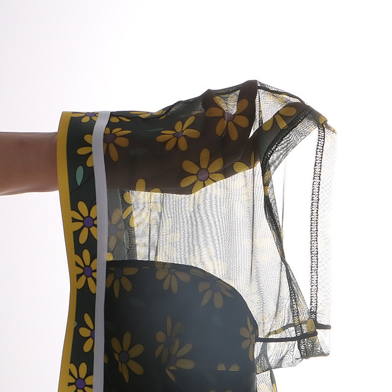 Nove bokserice Ljetne muške Mrežaste donje rublje s cvjetnim uzorkom Prozračne prozirne bokserice velikih veličina