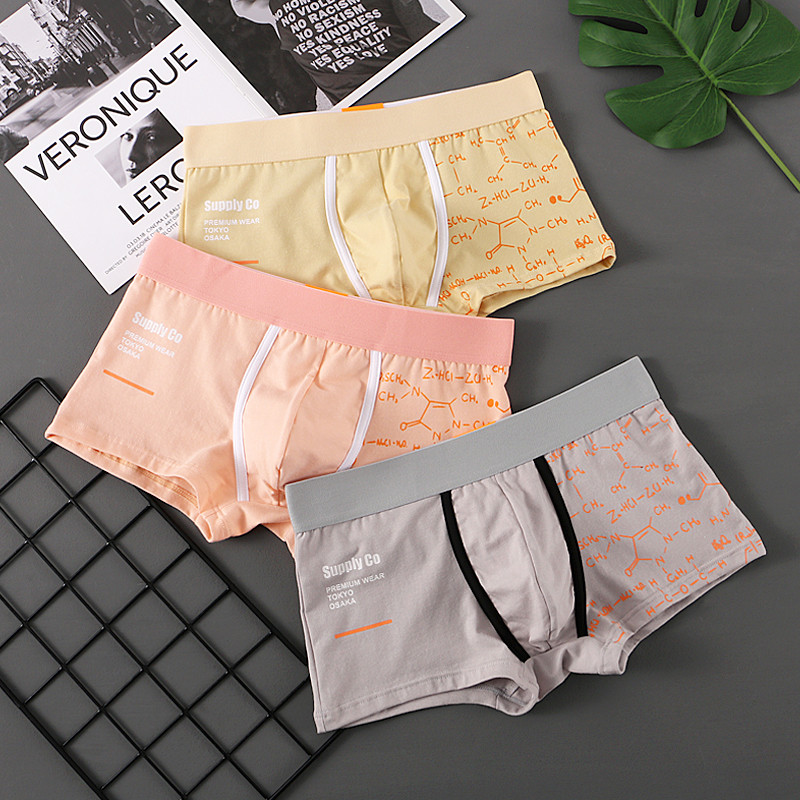 Muško donje rublje Pamučne prozračne gaće Muške čiste gaćice Bokserice niskog struka