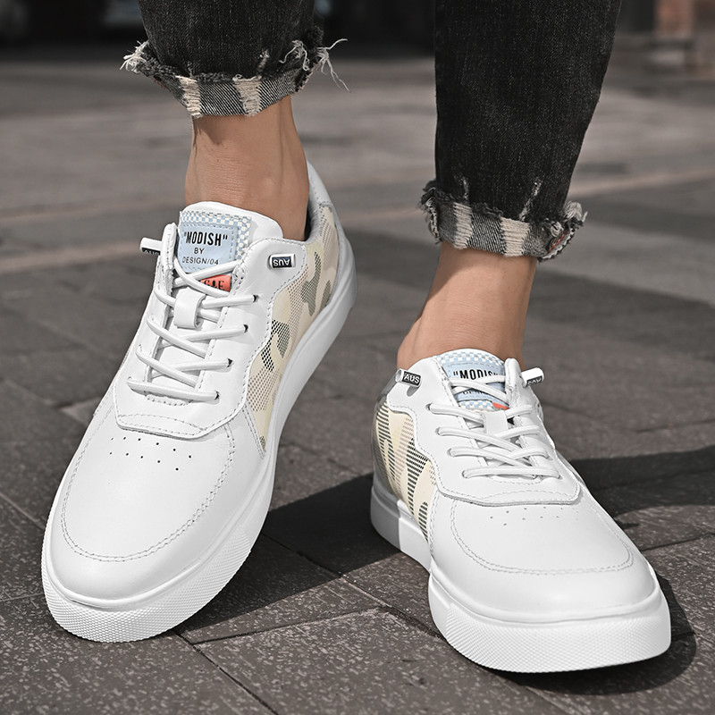 Primăvară Pantofi pentru bărbați de marcă Nou de afaceri Pantofi din piele de lux Pantofi albi de lux La modă, confortabili, pantofi plati, design bărbați negri