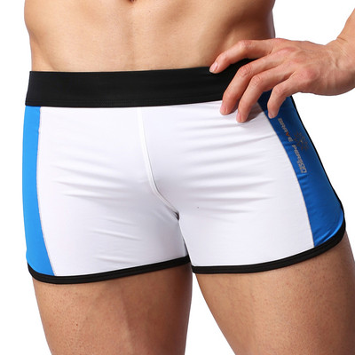 Boxer sexy pentru bărbați Costume de baie Boxer pentru alergare Lenjerie de plajă Lenjerie de corp Trunchi Chiloți de înot Costume de baie cu uscare rapidă Îmbrăcăminte pentru casă