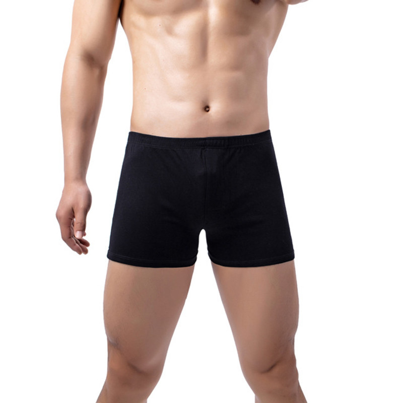Moda bărbați lenjerie de corp Boxer pentru bărbați, bumbac, cu picioare lungi, chiloți, de înaltă calitate.