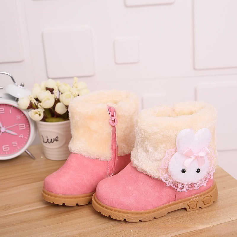 Bota Infantil Menina Roztomilé detské snehové čižmy 2023 Zimné nové teplé dievčenské bavlnené čižmy s plyšovými členkovými čižmami Bavlnené topánočky Dievčenské topánky Botas