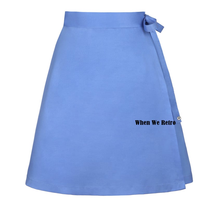 Acoperire Y2K Quick Wrap, care face mai multe sarcini ca fusta perfectă de vară de călătorie SS0015 Mini-fustă de plajă albastră cu șiret