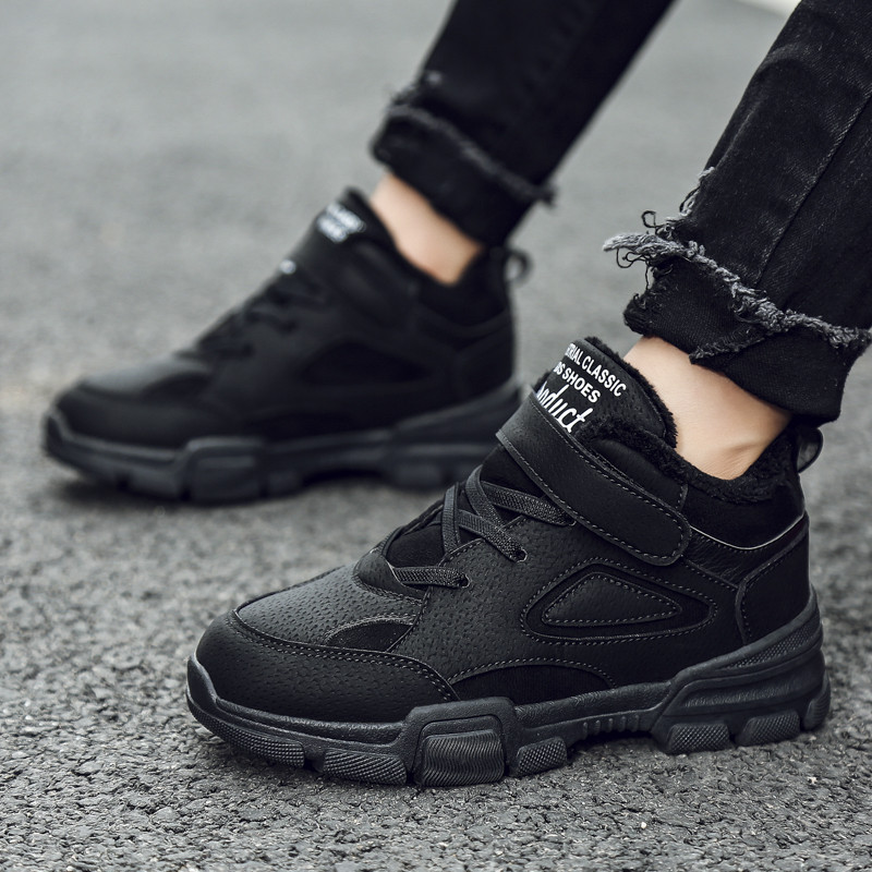 Încălțăminte pentru copii de marcă de iarnă Cizme pentru fete și băieți Cizme de zăpadă pentru copii din piele impermeabilă