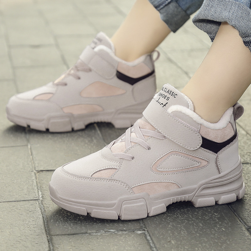 Încălțăminte pentru copii de marcă de iarnă Cizme pentru fete și băieți Cizme de zăpadă pentru copii din piele impermeabilă