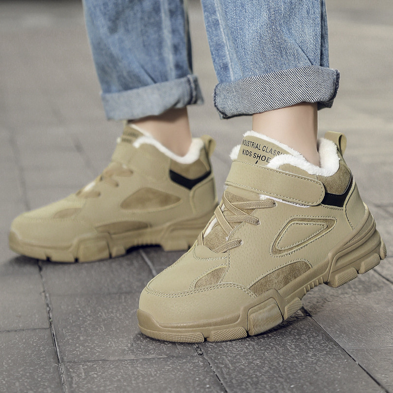 Încălțăminte pentru copii de marcă de iarnă Cizme pentru fete și băieți Cizme de zăpadă pentru copii din piele impermeabilă