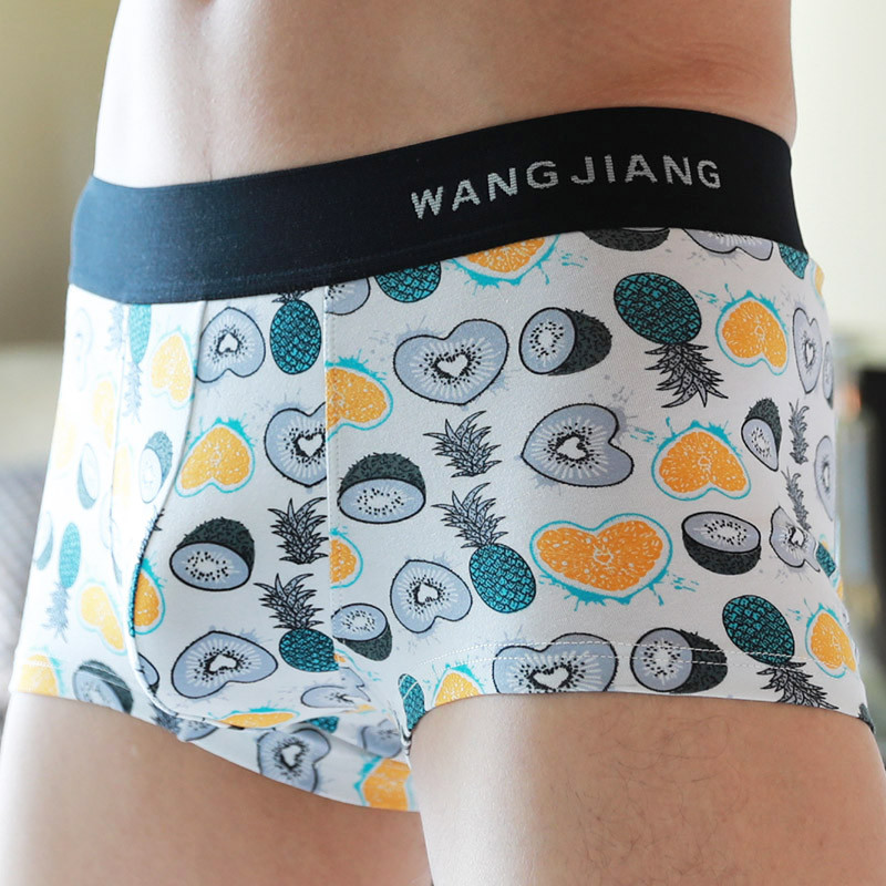 Vyriški apatiniai bokseriniai šortai Orui pralaidžios madingos apatinės kelnaitės U išgaubtas maišelis Sexy Cueca Minkštos vyriškos kelnaitės