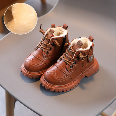CAPSELLA KIDS Modne čizme s krznom 1-6 godina Jesen Zima Dječaci Djevojčice Kožne čizme za snijeg Dječje cipele Tenisice 21-30