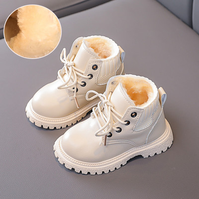 CAPSELLA KIDS Modne čizme s krznom 1-6 godina Jesen Zima Dječaci Djevojčice Kožne čizme za snijeg Dječje cipele Tenisice 21-30