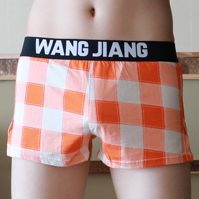 Visokokvalitetno muško donje rublje Boksačice kratke hlače Ležerne gaće za spavanje Kvalitetne karirane široke udobne kućne gaćice Arrow