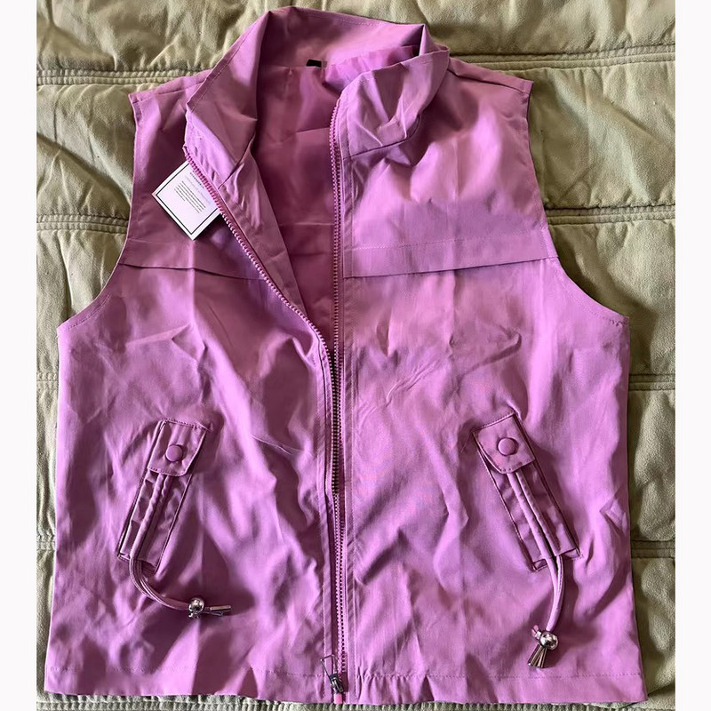 Ležerna labava kratka ženska vesta Oversize 4xl Podstavljene jakne bez rukava Proljeće Ljeto Chalecos Para Mujeres Tanki modni prsluk