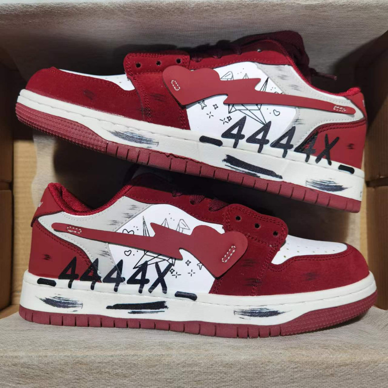 Ženske cipele Muškarci Retro ulični uzorci srca Cipele za skejtbord Modne tenisice Studentske parove Cipele za sport na otvorenom Ležerne cipele
