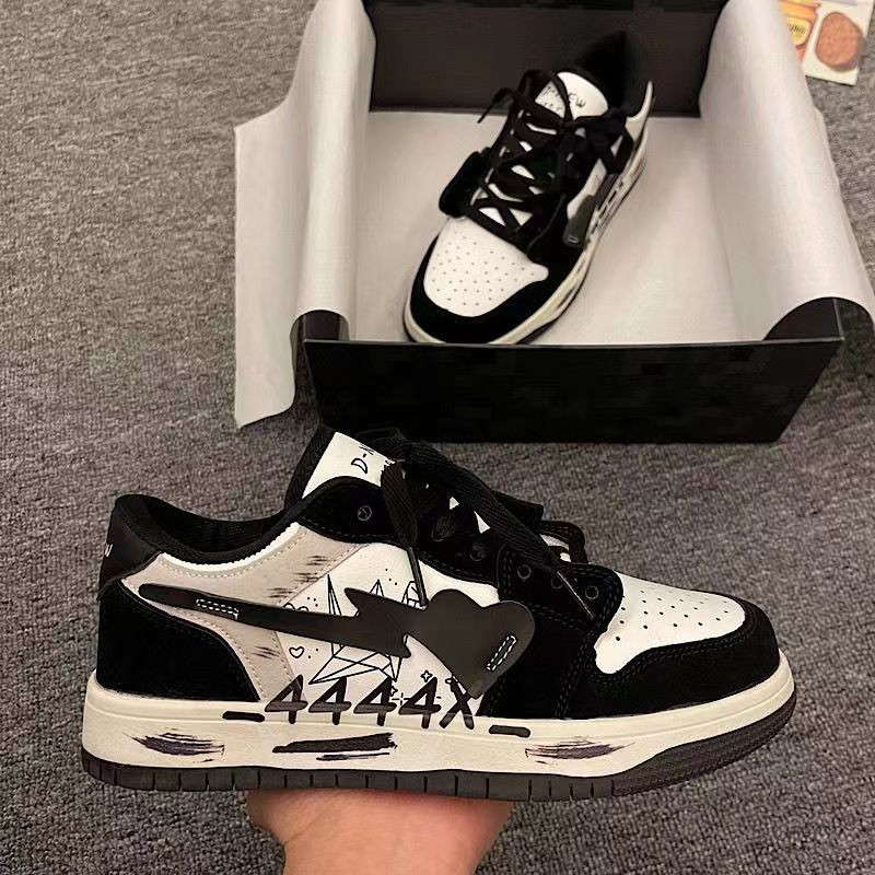 Ženske cipele Muškarci Retro ulični uzorci srca Cipele za skejtbord Modne tenisice Studentske parove Cipele za sport na otvorenom Ležerne cipele