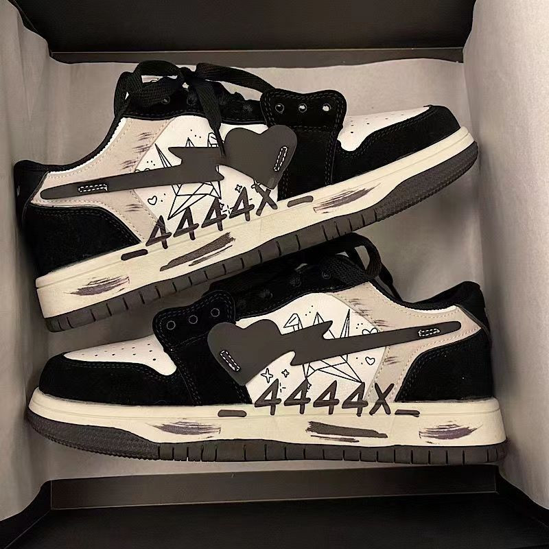 Ženske cipele Muškarci Retro ulični uzorci srca Cipele za skejtbord Modne tenisice Studentske parove Cipele za sport na otvorenom Ležerne cipele