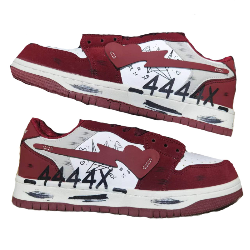 Ženske cipele Muškarci Retro ulični uzorci srca Cipele za skejtbord Modne tenisice Studentske parove Cipele za sport na otvorenom Ležerne cipele