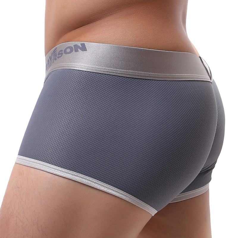 Lenjerie de corp de culoare solidă Boxer sexy pentru bărbați de nailon de înaltă calitate Lenjerie de corp pentru bărbați