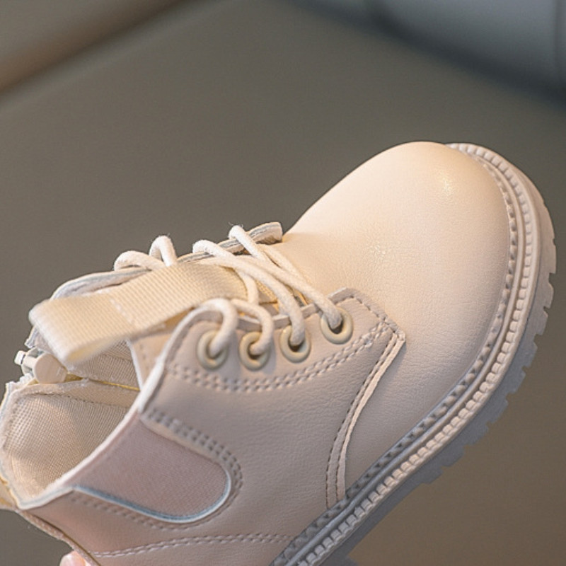 Φθινοπωρινές χειμωνιάτικες παιδικές μπότες Ζεστές λούτρινες μπότες για αγόρια νήπια για κορίτσια Μόδα Δερμάτινα παιδικά καθημερινά παπούτσια Αγόρια για κορίτσια μπότες για παιδιά