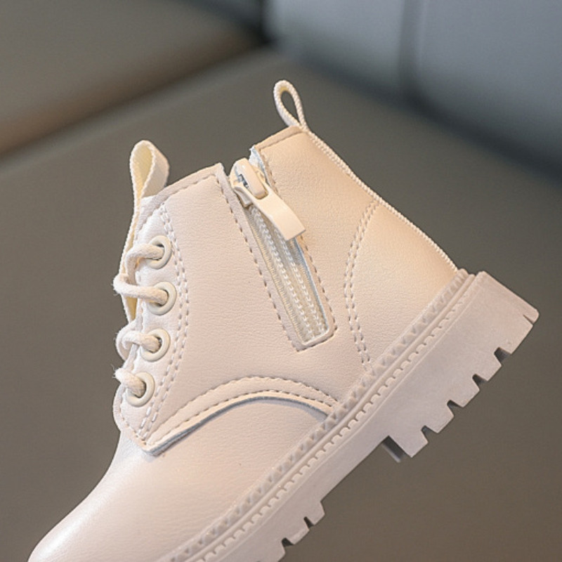 Φθινοπωρινές χειμωνιάτικες παιδικές μπότες Ζεστές λούτρινες μπότες για αγόρια νήπια για κορίτσια Μόδα Δερμάτινα παιδικά καθημερινά παπούτσια Αγόρια για κορίτσια μπότες για παιδιά