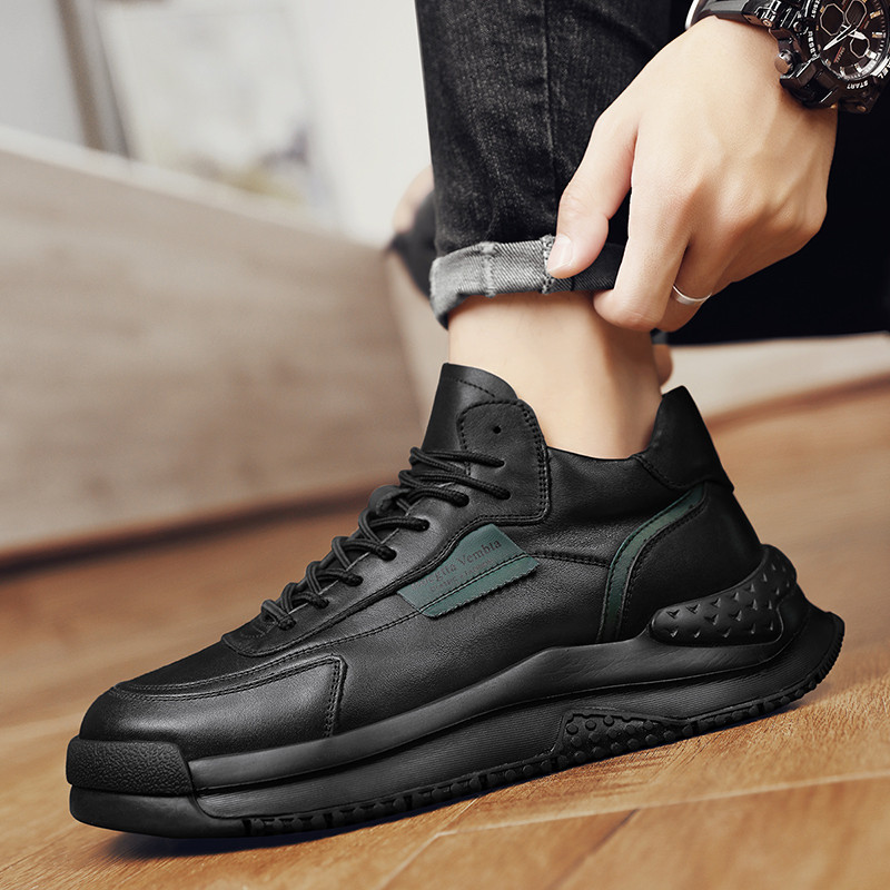 Toamna si Iarna Pantofi noi din bumbac Pantofi casual Pantofi inalti pentru barbati Pantofi vulcanizati