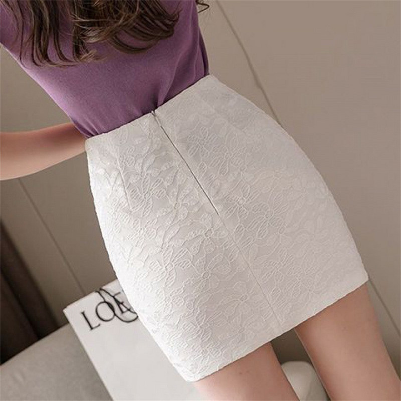 Nova modna uredska ženska pencil suknja za 2023. Proljeće ljeto Elegantne čipkaste suknje visokog struka Ženska svečana kratka suknja
