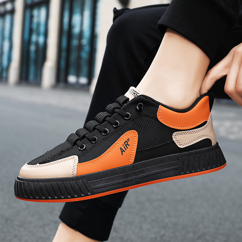 Pantofi pentru bărbați Pantofi pentru bărbați Pantofi de skateboard cu vârf rotund, ocazional, confortabil, plat, anti-alunecare, pantofi casual, Zapatillas de sport