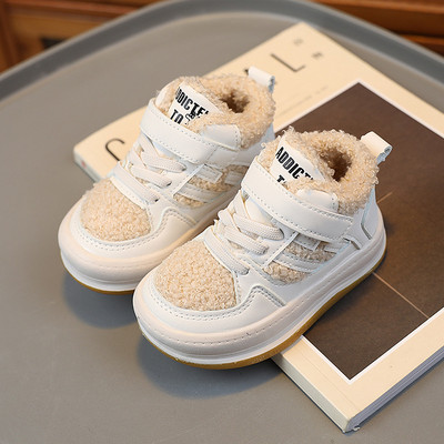 Dječja Zimska pamučna obuća Djevojčice Tople čizme za snijeg s debljim krznom Zimska sportska obuća za dječake Meke zimske cipele za bebe