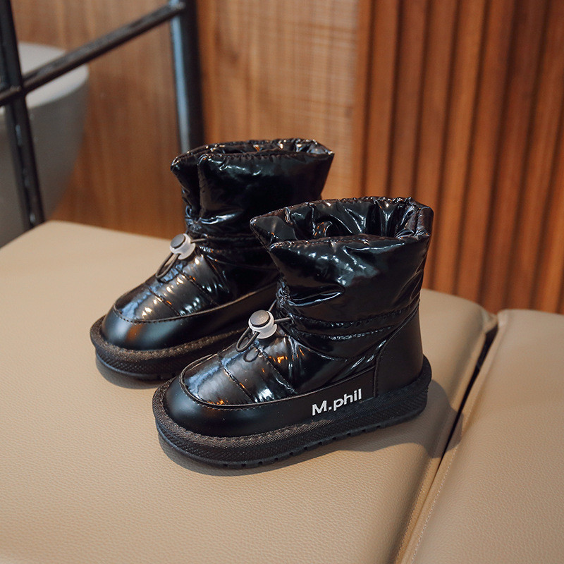 Nove zimske korejske tople i debele vodootporne protuklizne čizme za dječake, jednobojne klasične ružičaste čizme za djevojčice, dječje modne gležnjače