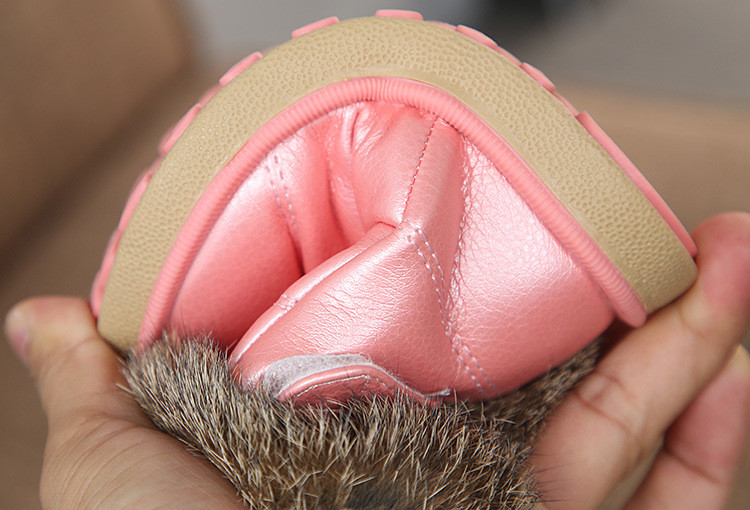 JGSHOWKITO Cizme pentru fete Cizme de zăpadă la modă pentru copii Cizme de cauciuc pentru copii mici băieți fete pentru copii mici blană caldă din bumbac de pluș