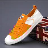 Ανοιξιάτικα ανδρικά παπούτσια καμβά κίτρινα παπούτσια 2023 Σχεδιαστής χαμηλής κορυφής Βουλκανιζέ Παπούτσια Ανδρικά αναπνεύσιμα, καθημερινά αθλητικά παπούτσια Ανδρικές εσπαντρίγιες