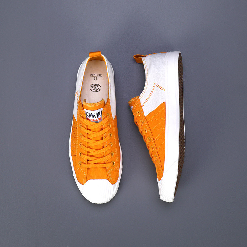 Ανοιξιάτικα ανδρικά παπούτσια καμβά κίτρινα παπούτσια 2023 Σχεδιαστής χαμηλής κορυφής Βουλκανιζέ Παπούτσια Ανδρικά αναπνεύσιμα, καθημερινά αθλητικά παπούτσια Ανδρικές εσπαντρίγιες