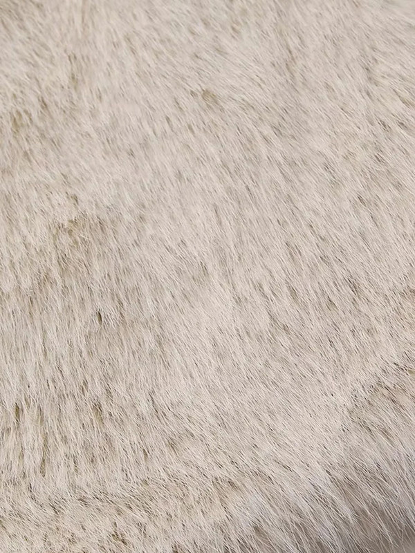 TRAF Vestă lungă albă pentru femei 2023, toamnă iarnă, veste de pluș, largi, calde, veste fără mâneci, haine.