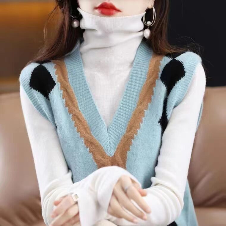 Minkšti laisvi megztiniai megztiniai, moteriška liemenė, 2023 m. Naujas pavasaris, ruduo, laisvi moteriški megztiniai, megztiniai, moteriški megztiniai H33