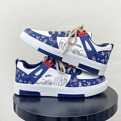 PARZIVAL Cipele za muškarce Ležerne tenisice Ljetni printovi Muške tenisice za hodanje na otvorenom Neklizajuće modne dizajnerske vulkanizirane cipele