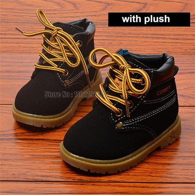 Iarnă Copii Fete Băieți Cizme de pluș Ocazional Glezna Călduță Copii Tenisi de modă Pantofi de zăpadă pentru bebeluși