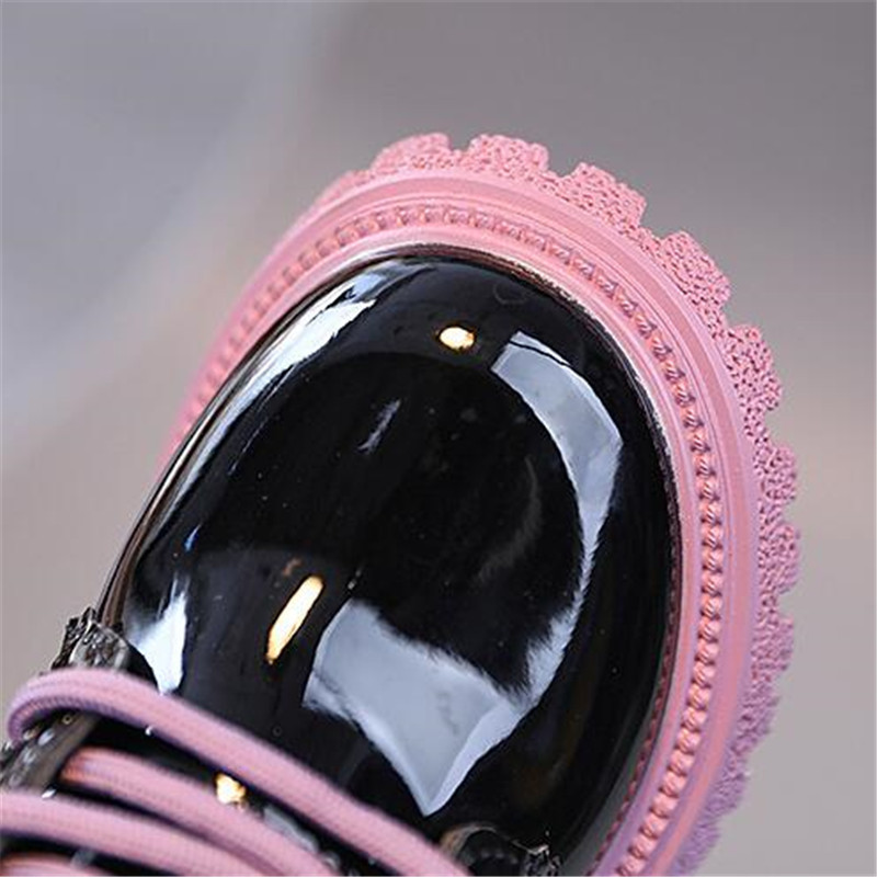 Vaikiški dizainerio batai odiniai vaikiški trumpi batai ant kulkšnies madingi suvarstyti vaikinų mergaičių laisvalaikio batai